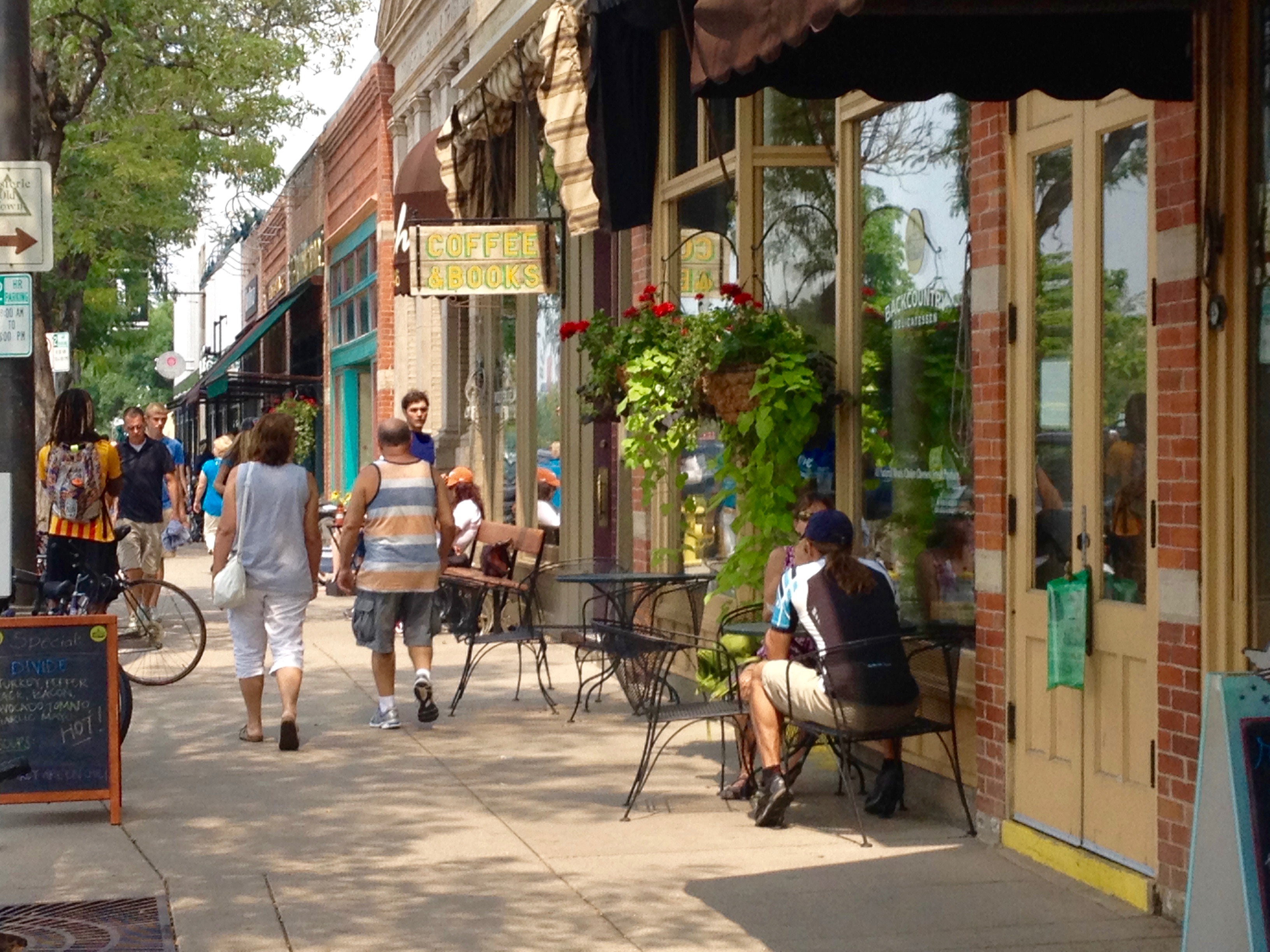 Downtown Sidewalks. Photo by: Peggy Lyle