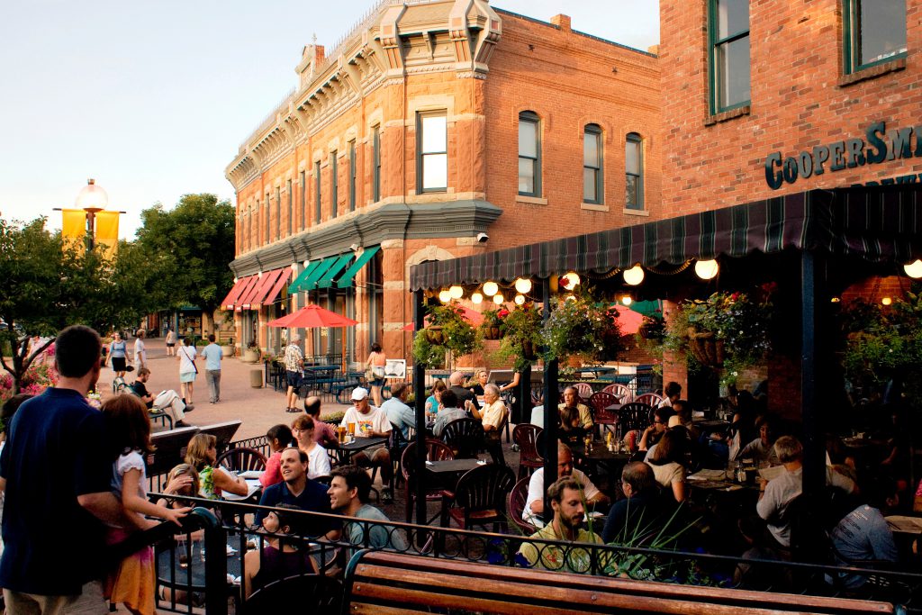 Downtown Fort Collins Patio - Photo Credit Ryan Burke